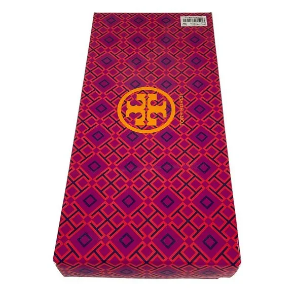 Tory Burch Shoes Womens Size 7.5 Black Caroline Mestico Slipper Soft Calf Flat - Picture 15 of 16